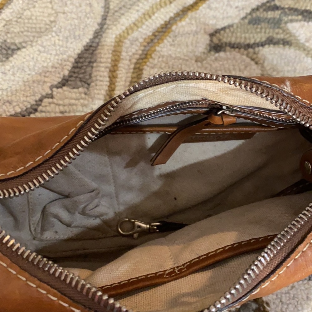💕 Michael Kors tan vintage leather hobo bag 💕 - Picture 11 of 15